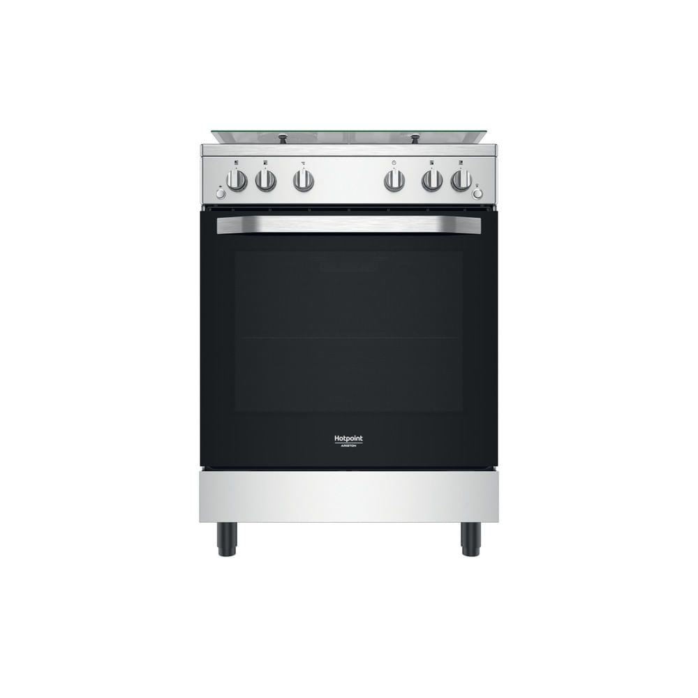 Hotpoint HS67G2PMX/IT/1 Freestanding cooker Natural gas Gas Stainless steel – image 1