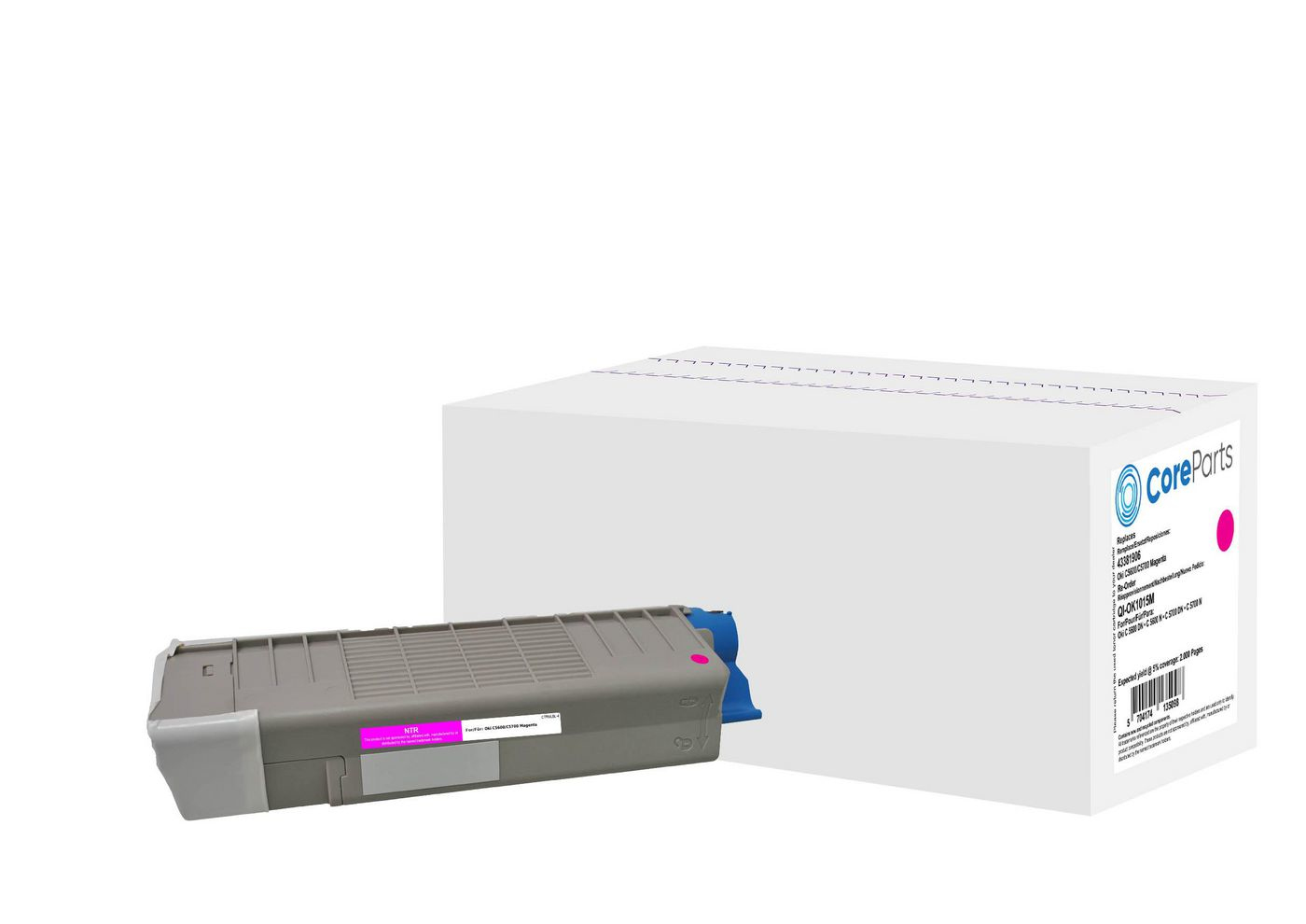 CoreParts Toner Magenta 43381906