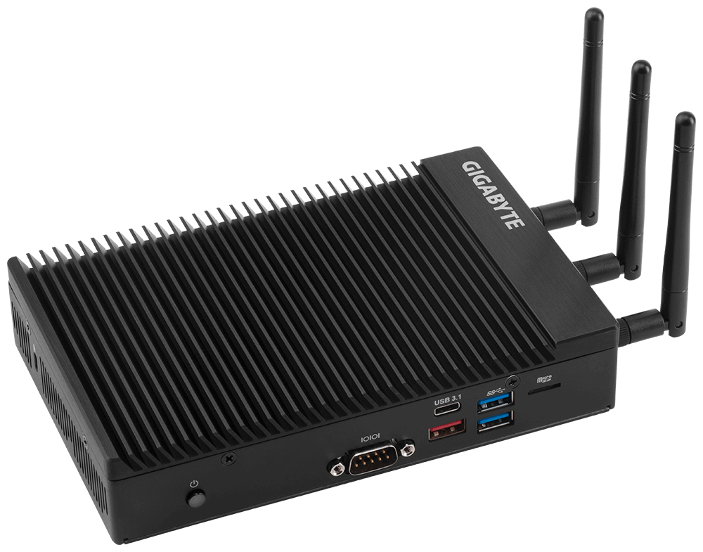 GIGABYTE GB-EKI3M-7100 PC/workstation barebone Black i3-7100U BGA 1356 – image 1