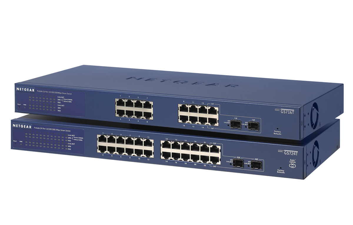 NETGEAR GS716T Managed L3 Blue