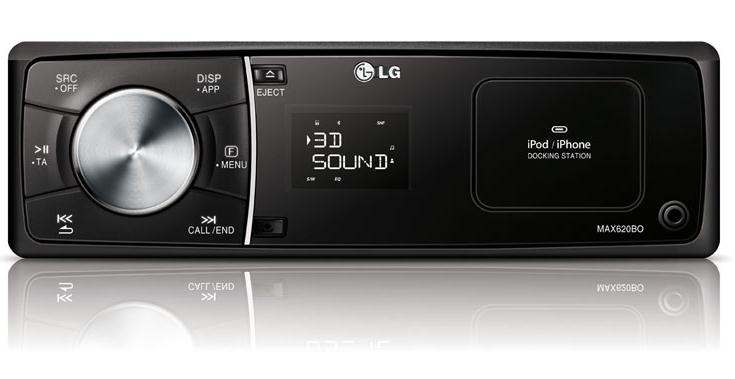 LG MAX620BO car media receiver Black Bluetooth – image 1