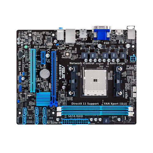 ASUS A55M-A AMD A55 FCH Socket FM2 micro ATX – image 1