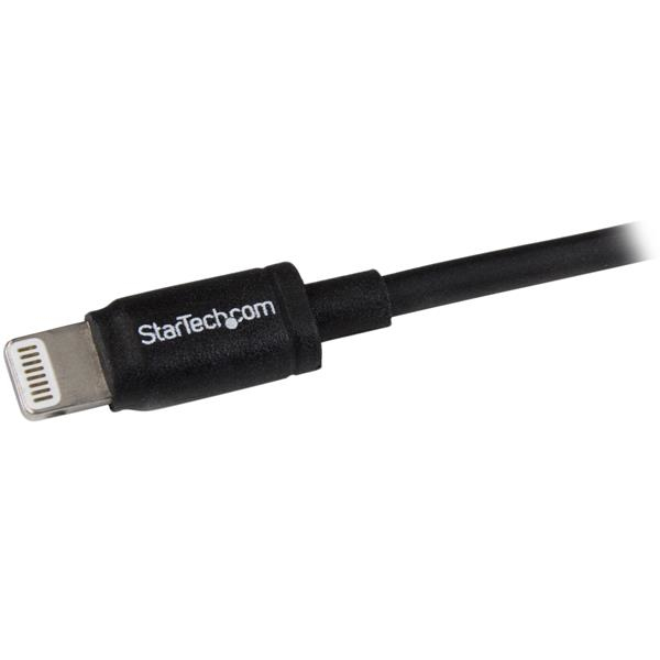 StarTech.com Dual-Port Car Charger with Lightning Cable and USB 2.0 Port - Black – image 4