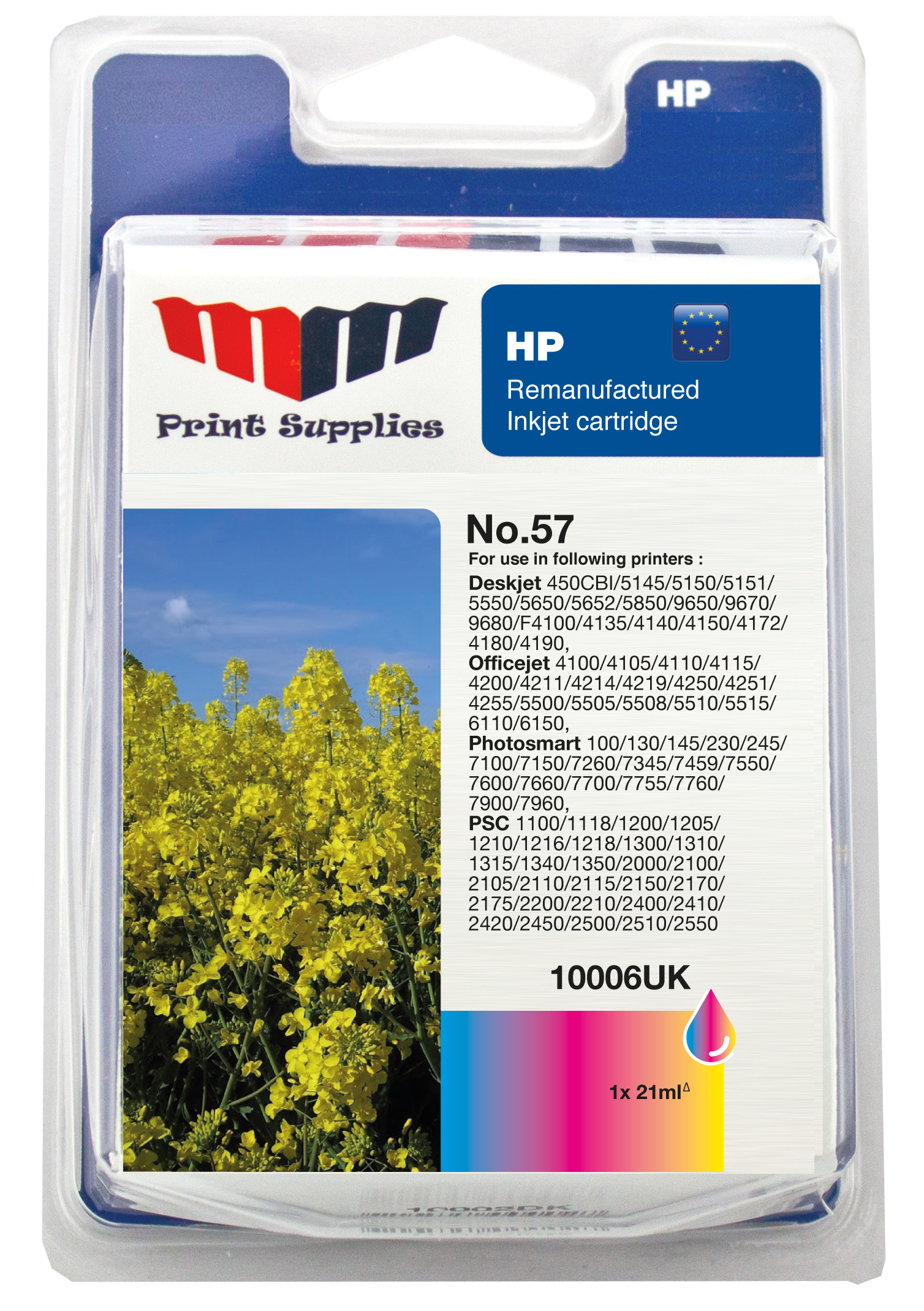 MM 10006UK ink cartridge 1 pc(s) Standard Yield Cyan, Magenta, Yellow