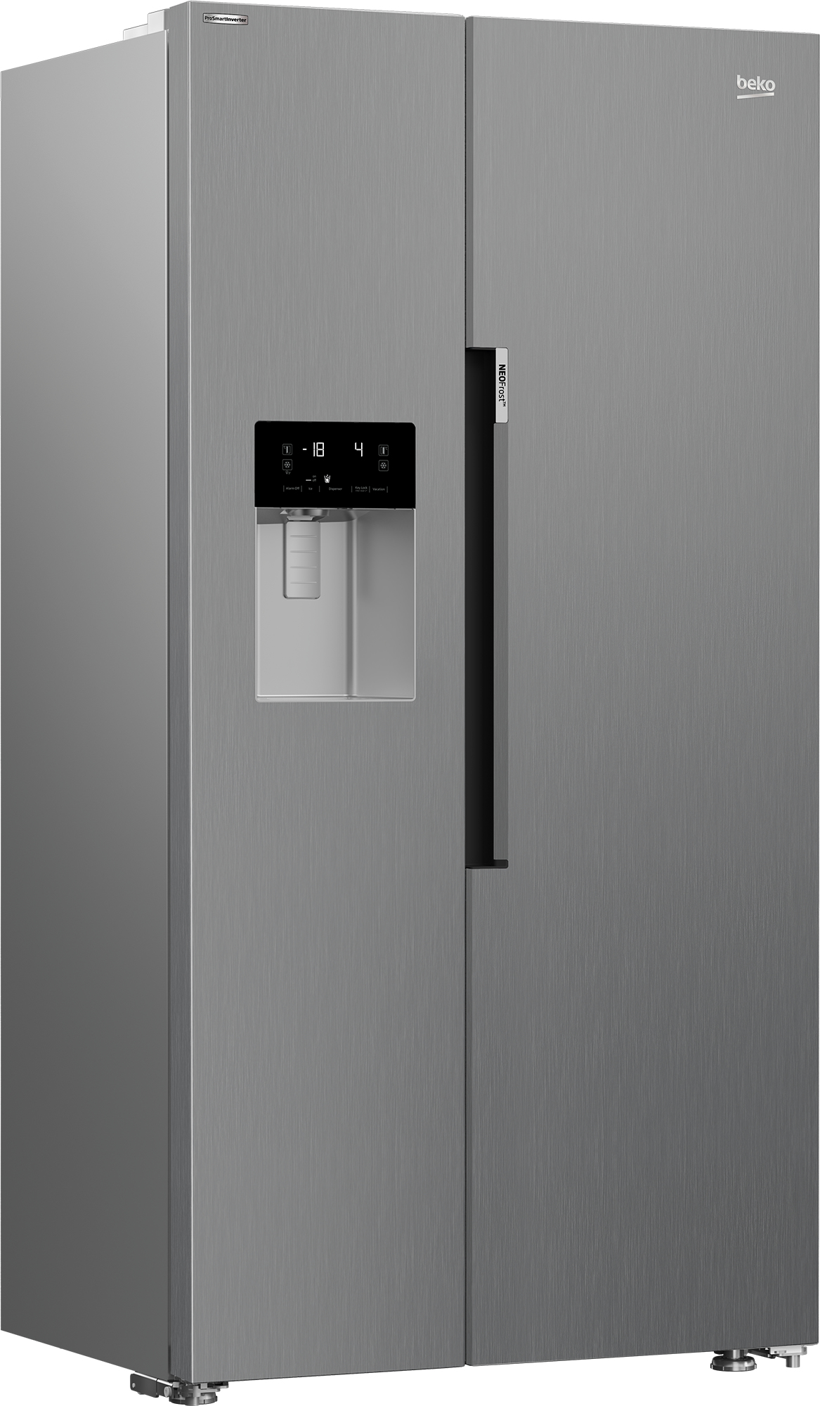 Beko GN162341XBN side-by-side refrigerator Freestanding – image 2