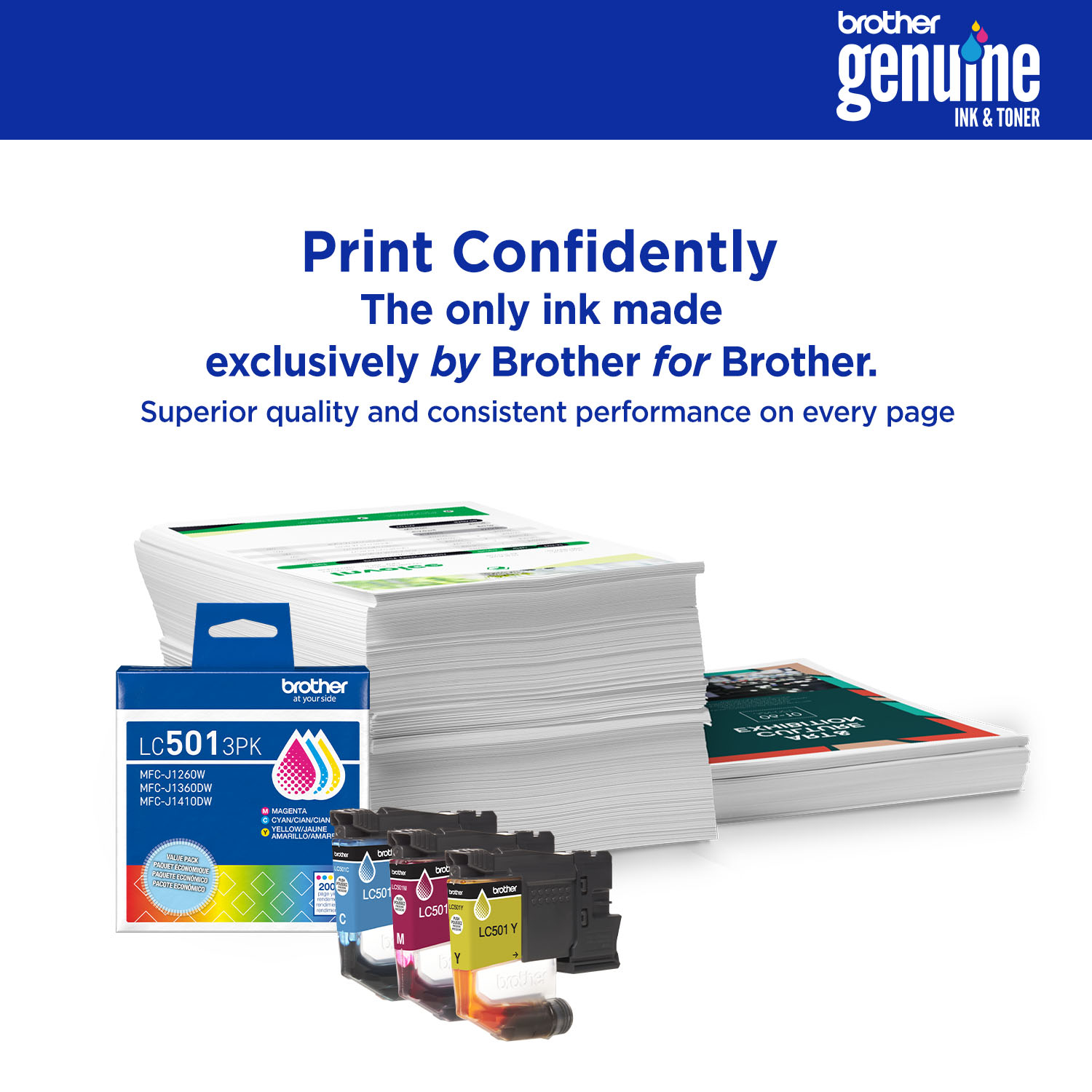 Brother LC5013PKS ink cartridge 3 pc(s) Original Standard Yield Cyan, Magenta, Yellow – image 4