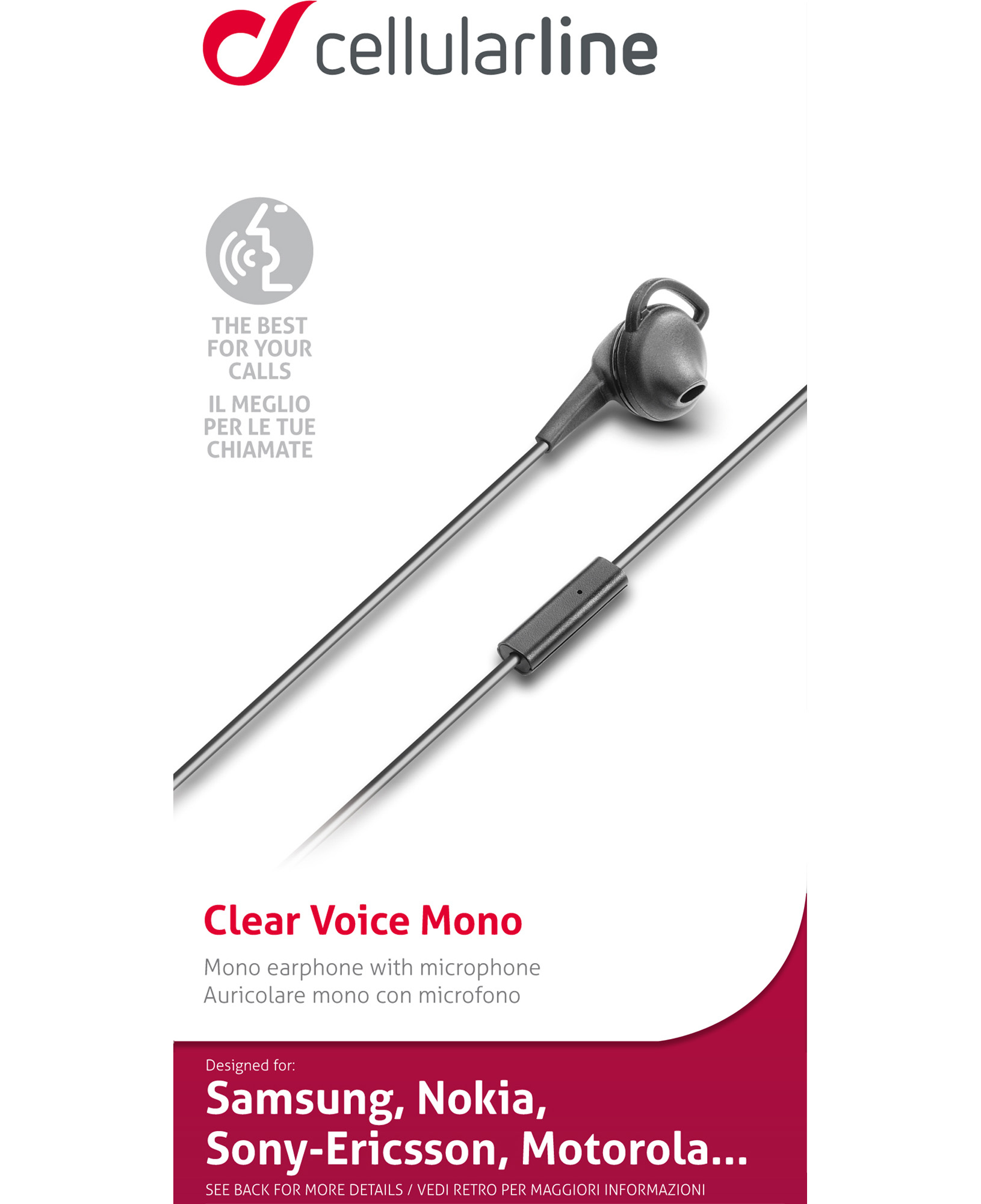 Cellularline Clear Voice Mono - Universal – image 2