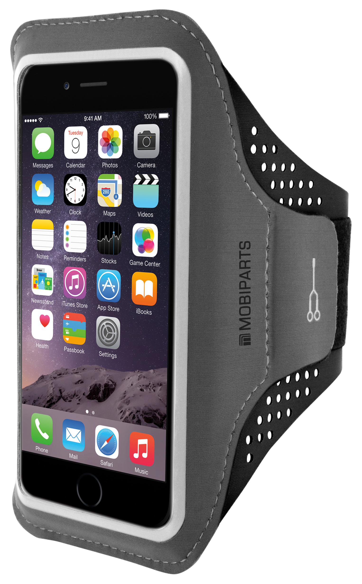Mobiparts Comfort Fit Sport Armband Apple iPhone 6 Plus / 6S Plus Black – image 1
