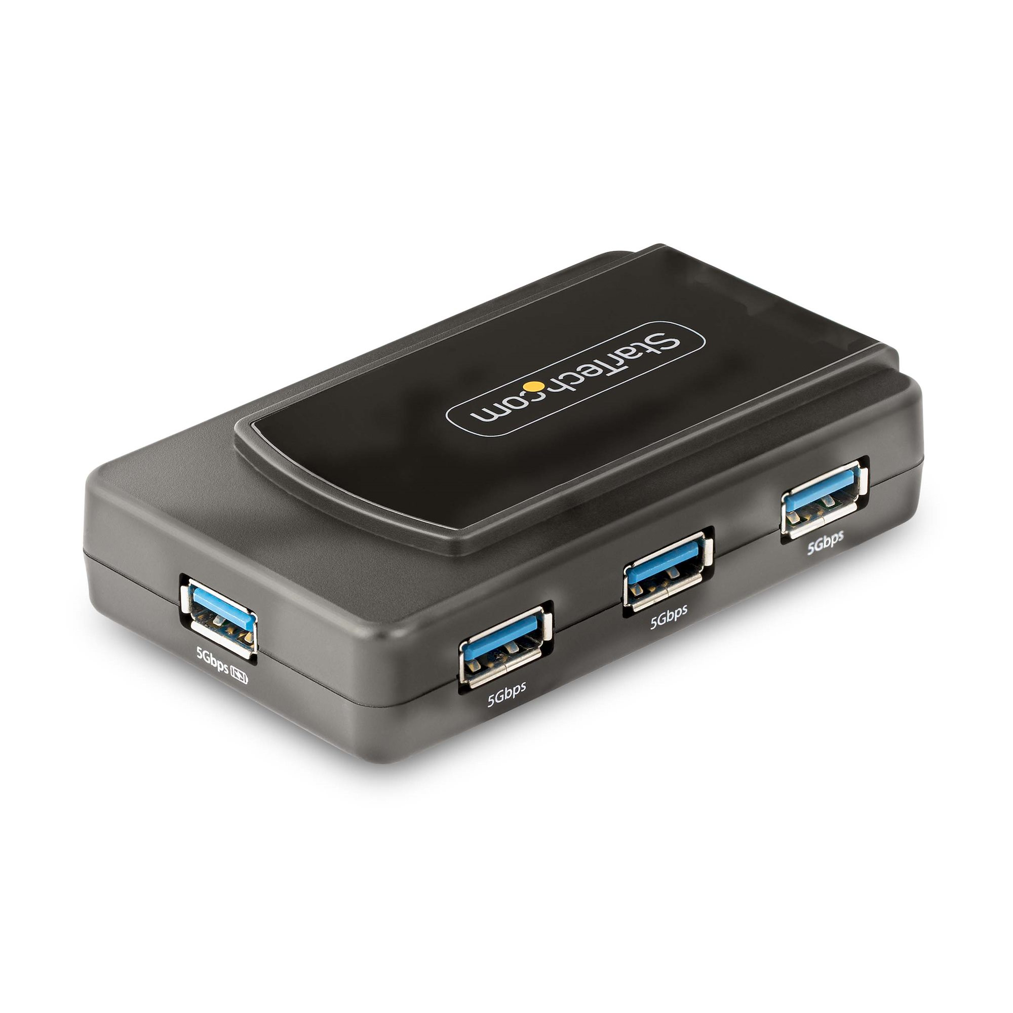 StarTech.com 7-Port USB Hub - USB 3.0 5Gbps - USB-A to 7x USB-A - Compact Self Powered USB-A Hub w – image 2