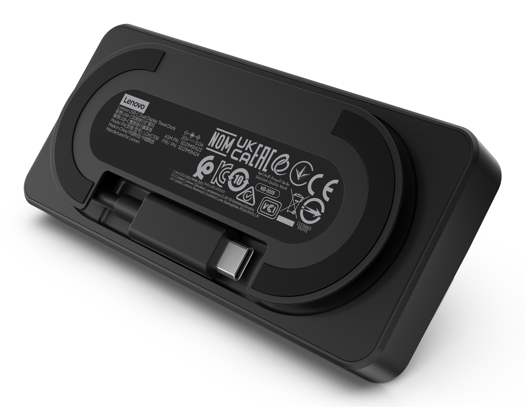 Lenovo 40B90100LA laptop dock/port replicator Wired USB 3.2 Gen 2 (3.1 Gen 2) Type-C Black – image 4