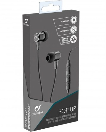 Cellularline POP1BK headphones/headset Wired In-ear Black – image 4