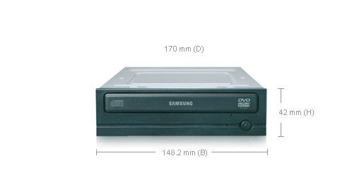Samsung SH-D163B optical disc drive – image 3