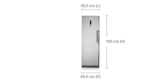 Samsung RZ2993ATCSR Upright freezer Freestanding – image 9