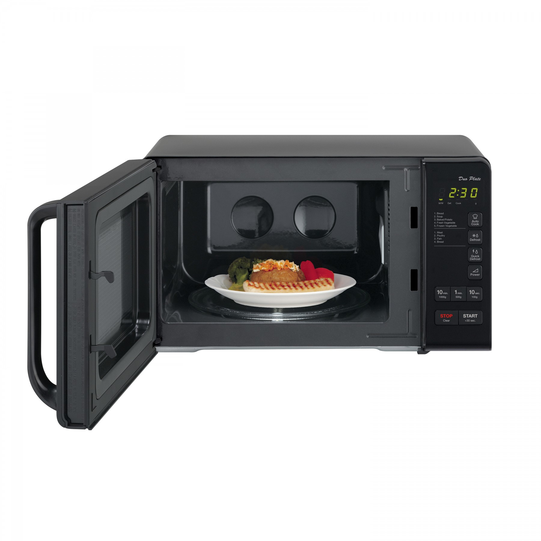 Daewoo KOR-6S3DBK microwave Black Solo microwave Countertop – image 3