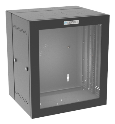 Vertiv GL2418WMP-B-00 rack cabinet 12U Wall mounted rack Black – image 1
