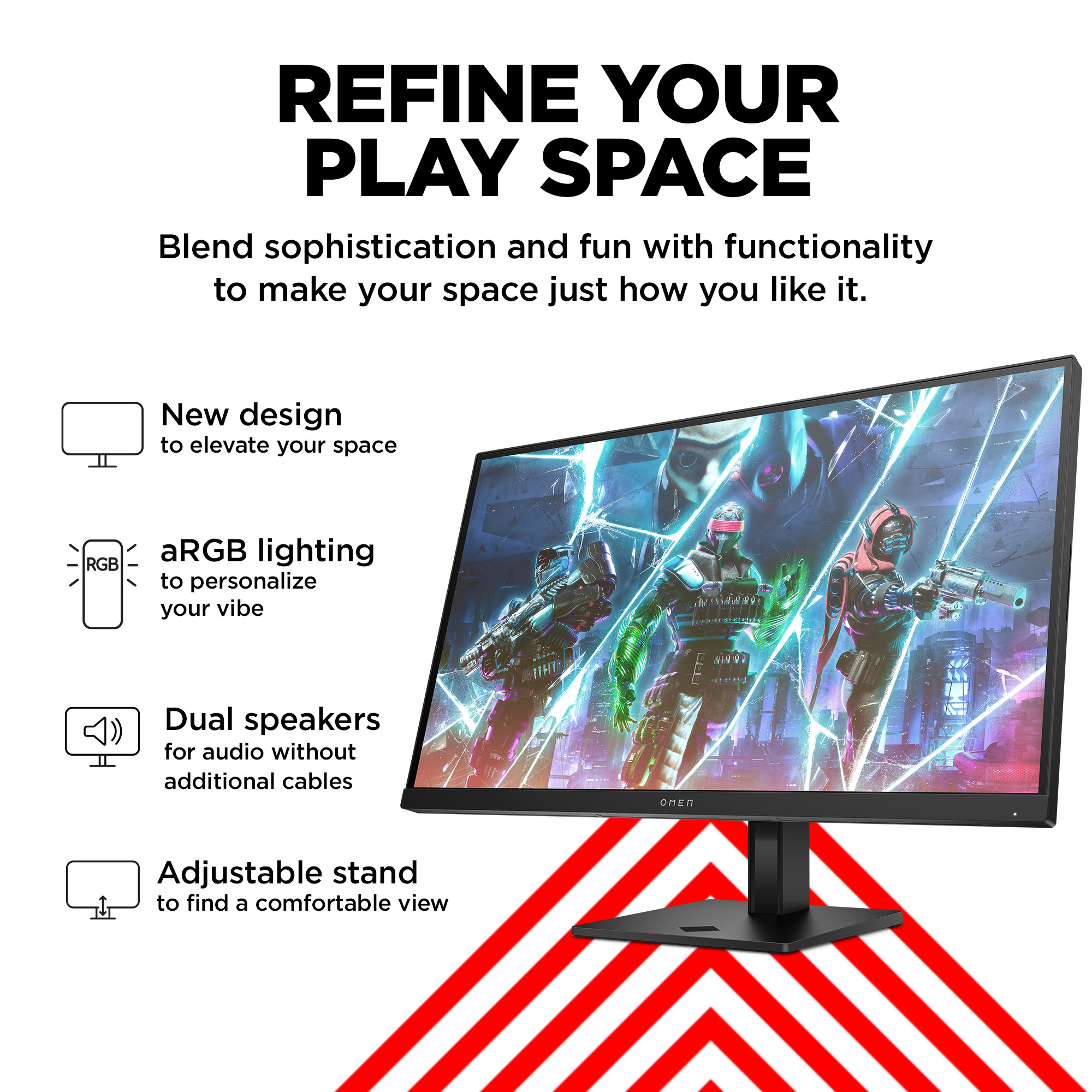 OMEN by HP 27 inch FHD 240Hz Gaming Monitor – OMEN 27s image 11