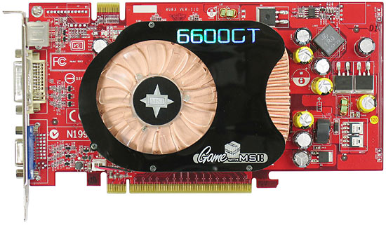 MSI GEFORCE 6600GT 128MB RETAIL