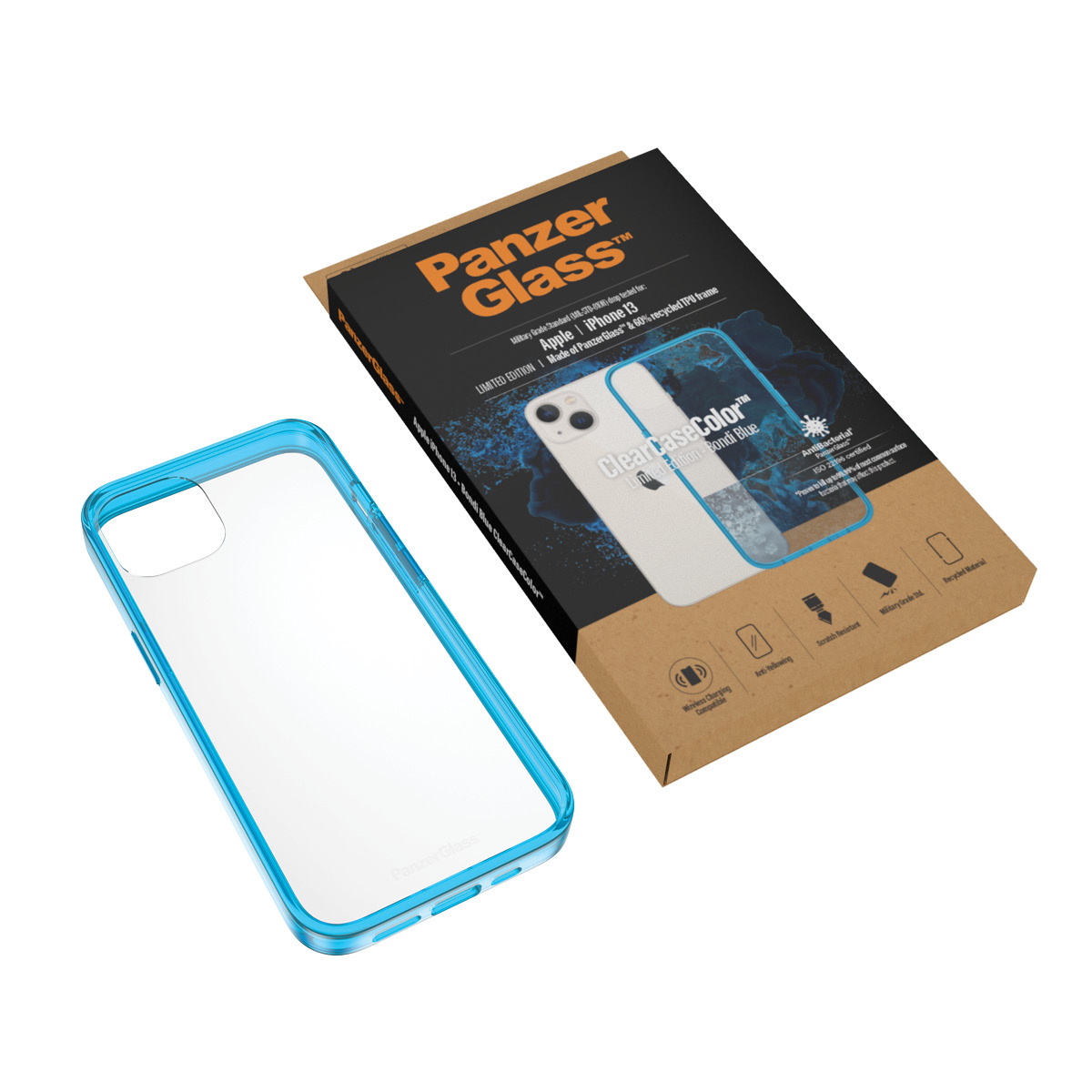 PanzerGlass ® ClearCaseColor™ iPhone 13 - Bondie Blue – image 5