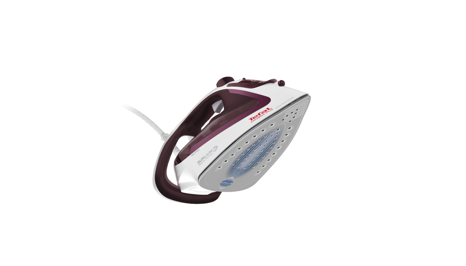 Tefal EasyGliss Plus FV5714 iron Dry & Steam iron Durilium soleplate – image 3