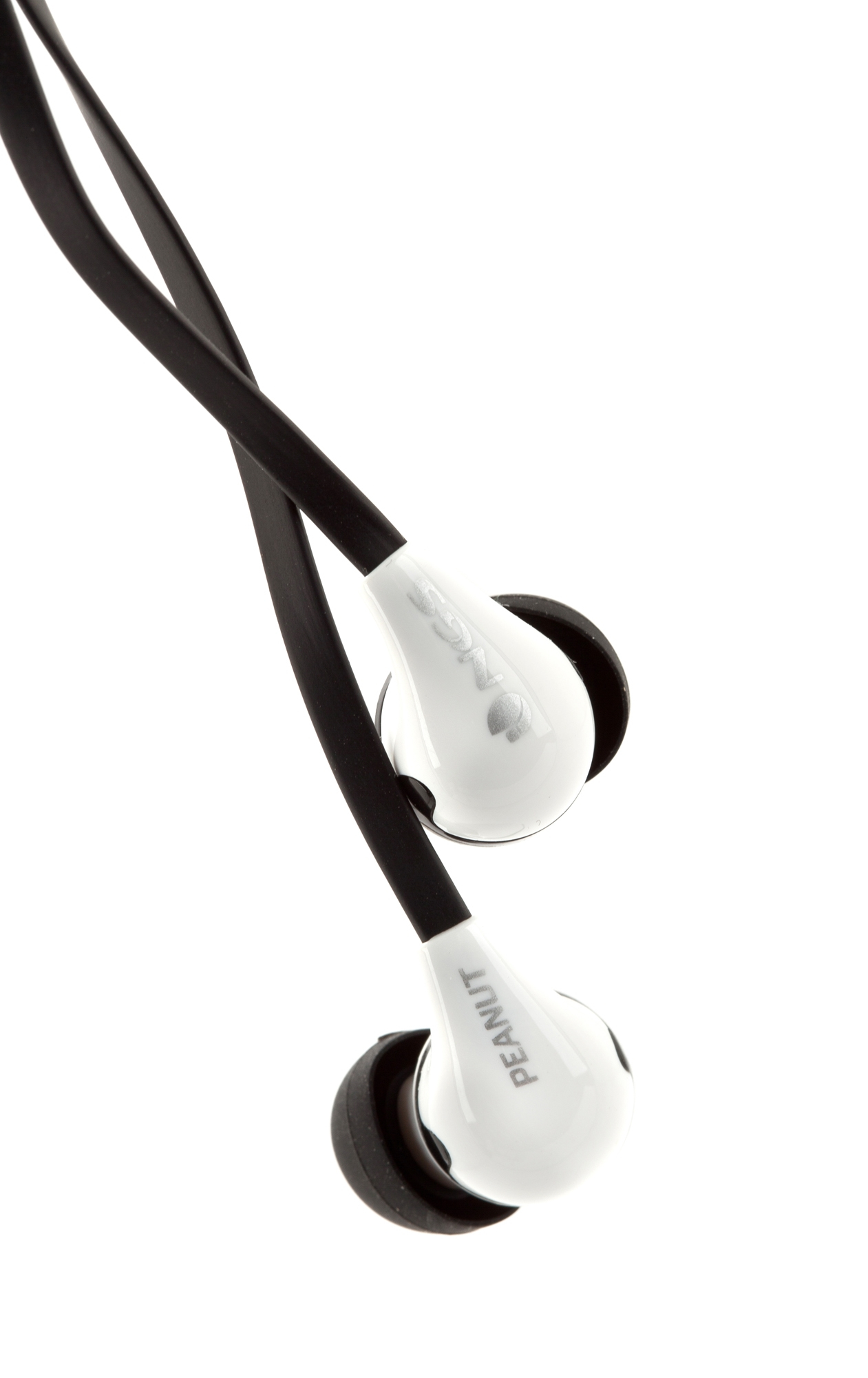NGS Peanut Headphones Wired In-ear Black, White