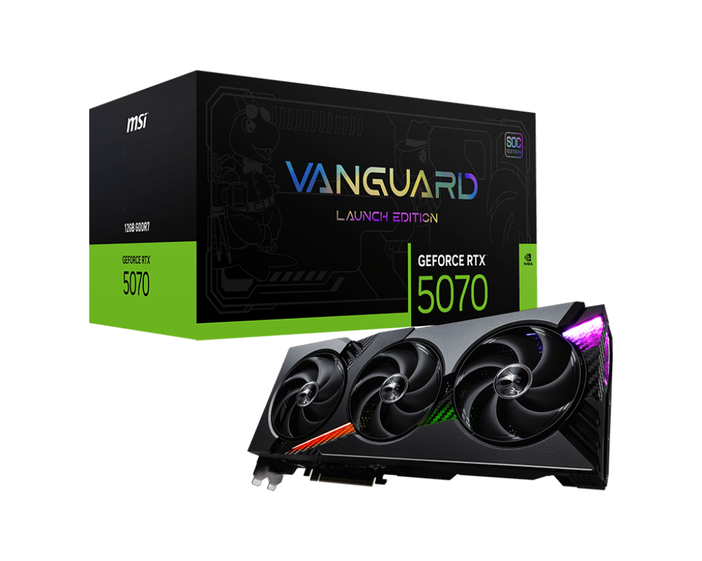 MSI RTX 5070 12G VANGUARD SOC LAUNCH EDITION – image 9