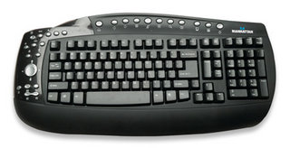 Manhattan 171595 keyboard USB + PS/2 Black – image 4