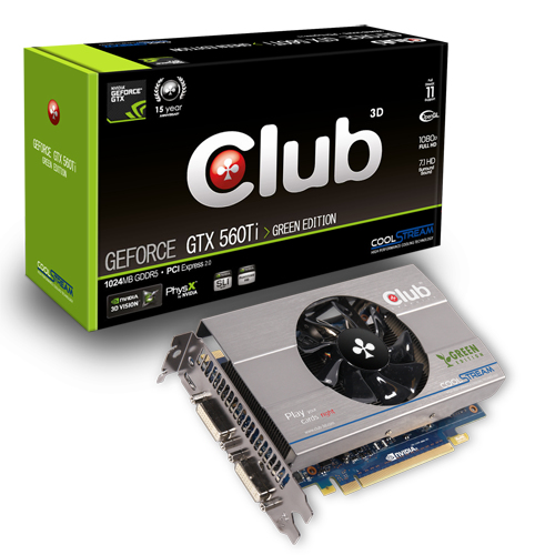 CLUB3D CGNX-XT56024G graphics card NVIDIA GeForce GTX 560 Ti – image 2