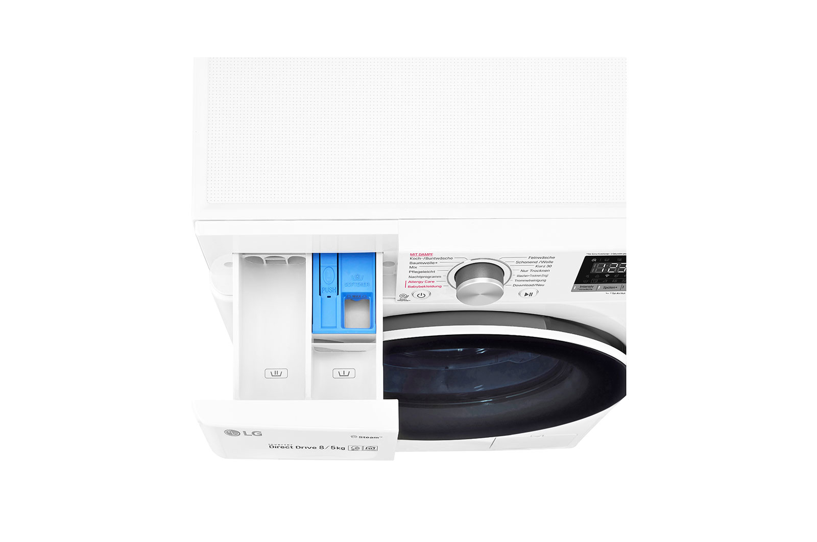 LG V4WD850 washer dryer Freestanding Front-load White – image 7