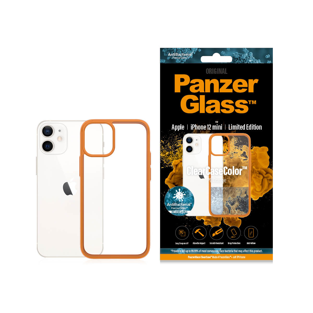 PanzerGlass® ClearCaseColor™ iPhone 12 mini - PanzerGlass® Orange Limited Edition – image 4
