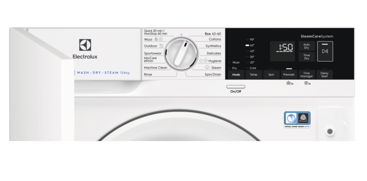 Electrolux EWD746PCBI washer dryer Built-in Front-load White – image 2