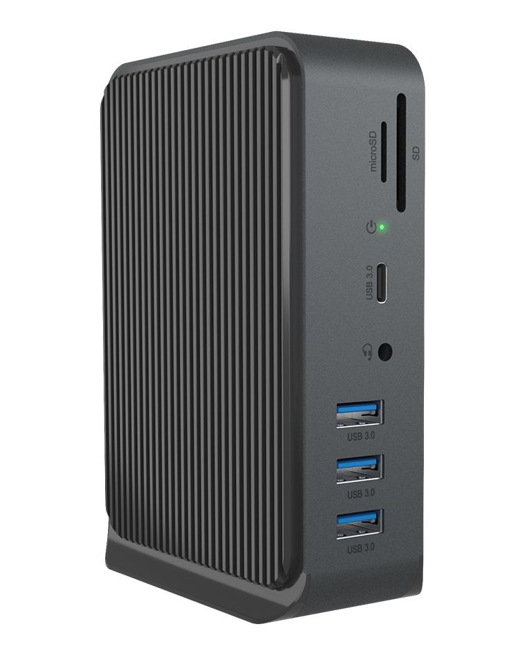 ICY BOX IB-DK2261AC Wireless USB 3.2 Gen 1 (3.1 Gen 1) Type-C Anthracite