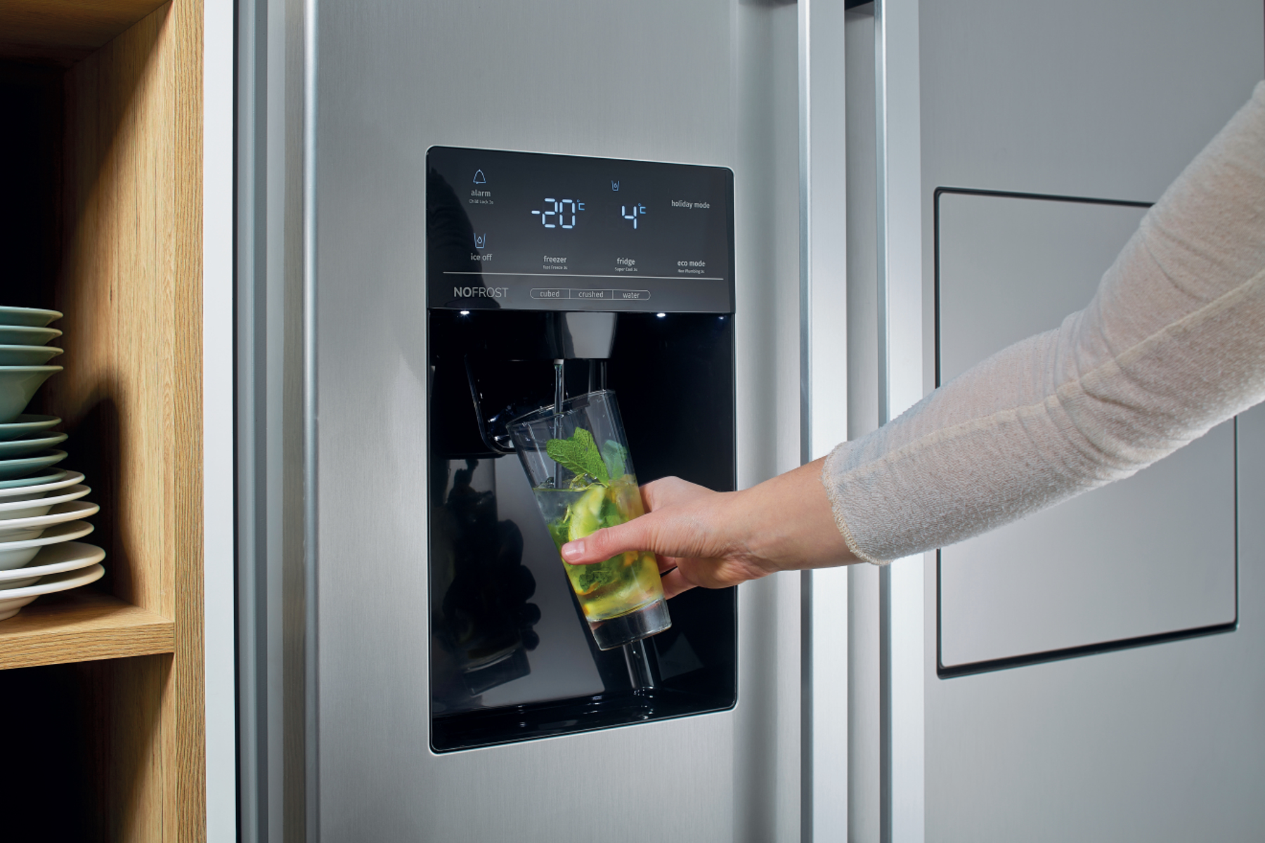 Gorenje NRS9EVX side-by-side refrigerator Freestanding – image 7