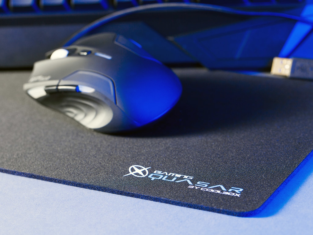CoolBox QUA-KTR001 keyboard Mouse included Gaming USB Black – image 8