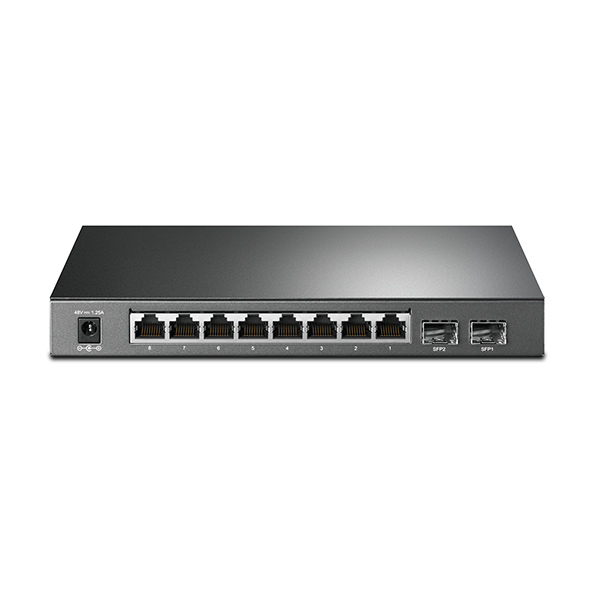 TP-Link JetStream 8-Port Gigabit Smart PoE Switch with 2 SFP Slots – image 3