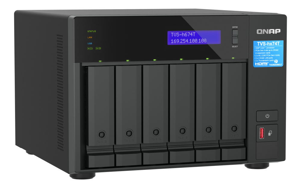 QNAP TVS-h674T NAS Tower Intel® Core™ i5 i5-12400 – image 4