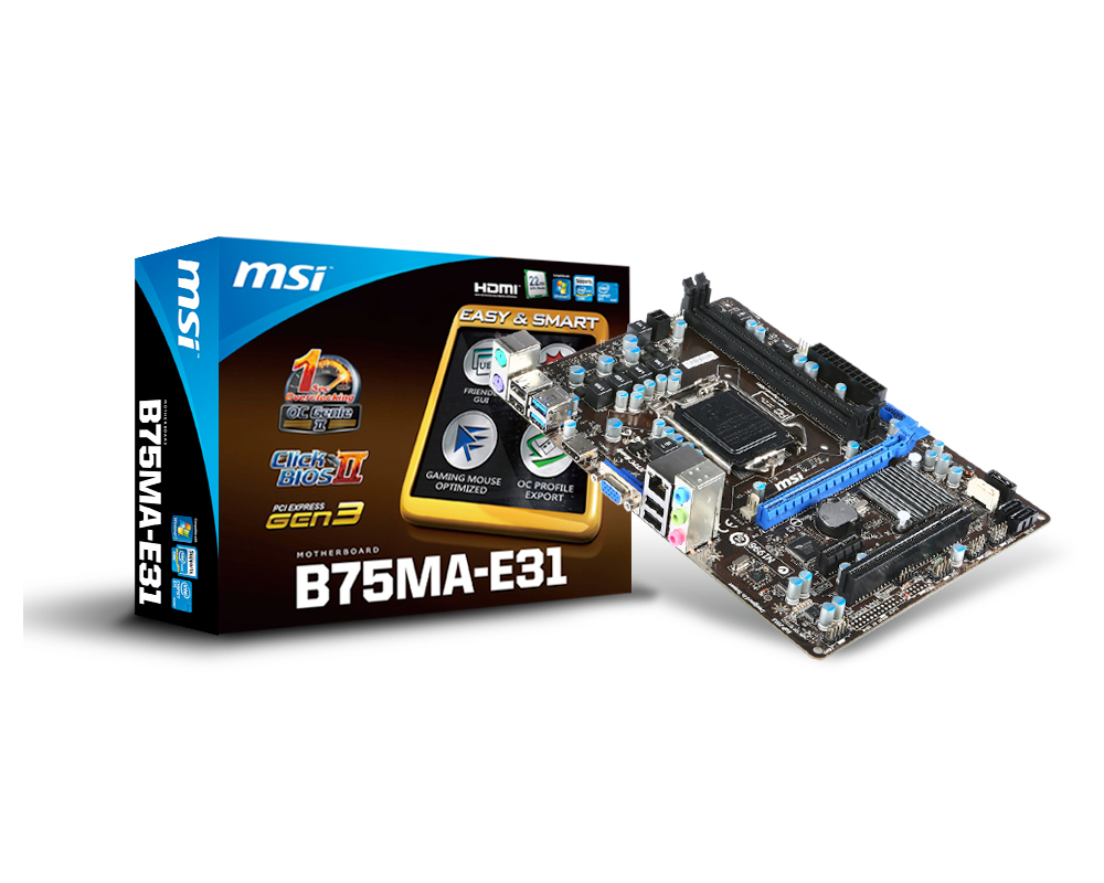 MSI B75MA-E31 Intel B75 LGA 1155 (Socket H2) micro ATX – image 5