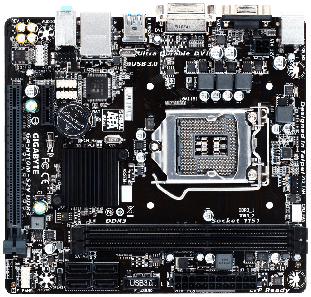 GIGABYTE GA-H110M-S2V DDR3 – image 2