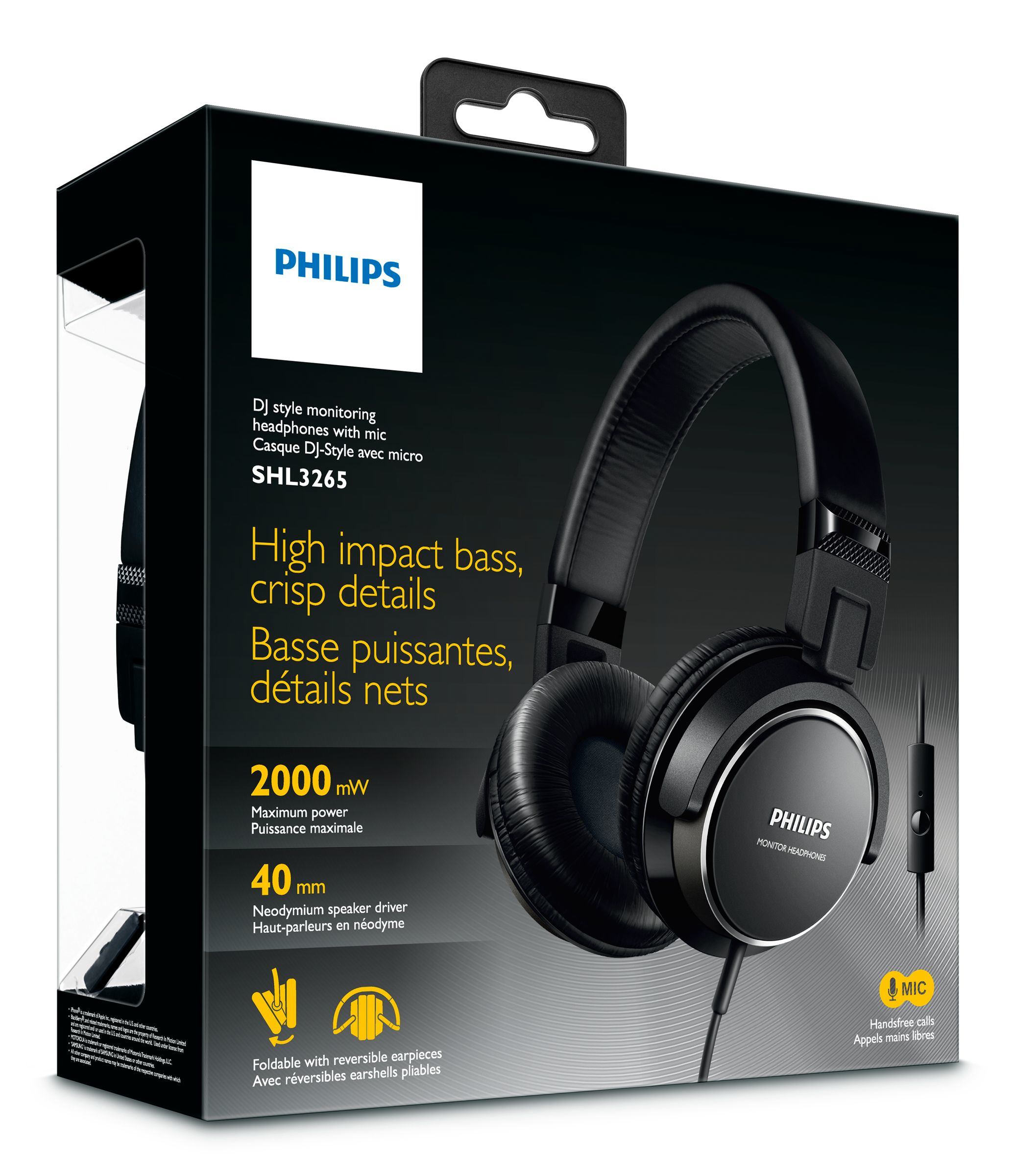 Philips SHL3265DG/00 headphones/headset Wired Head-band Black – image 2
