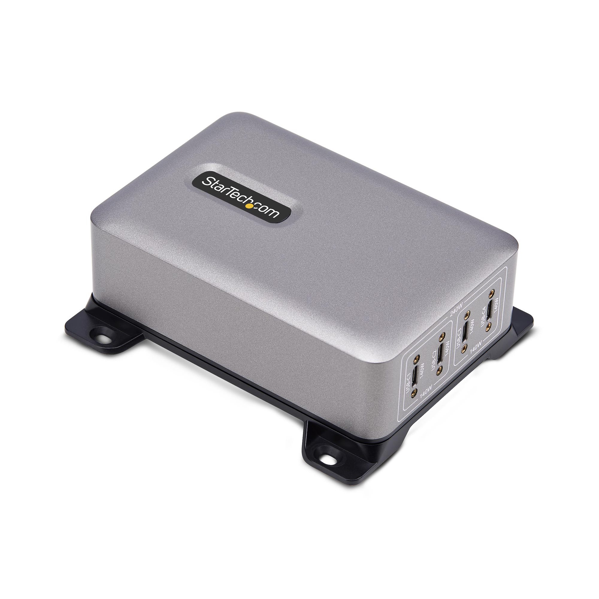 StarTech.com 424DUK-USB-C-CHARGER Caricabatterie per dispositivi mobili Universale Grigio AC Ricarica rapida Interno