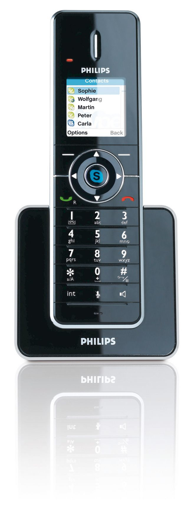 Philips VOIP8550B/26 telephone DECT telephone Caller ID Black