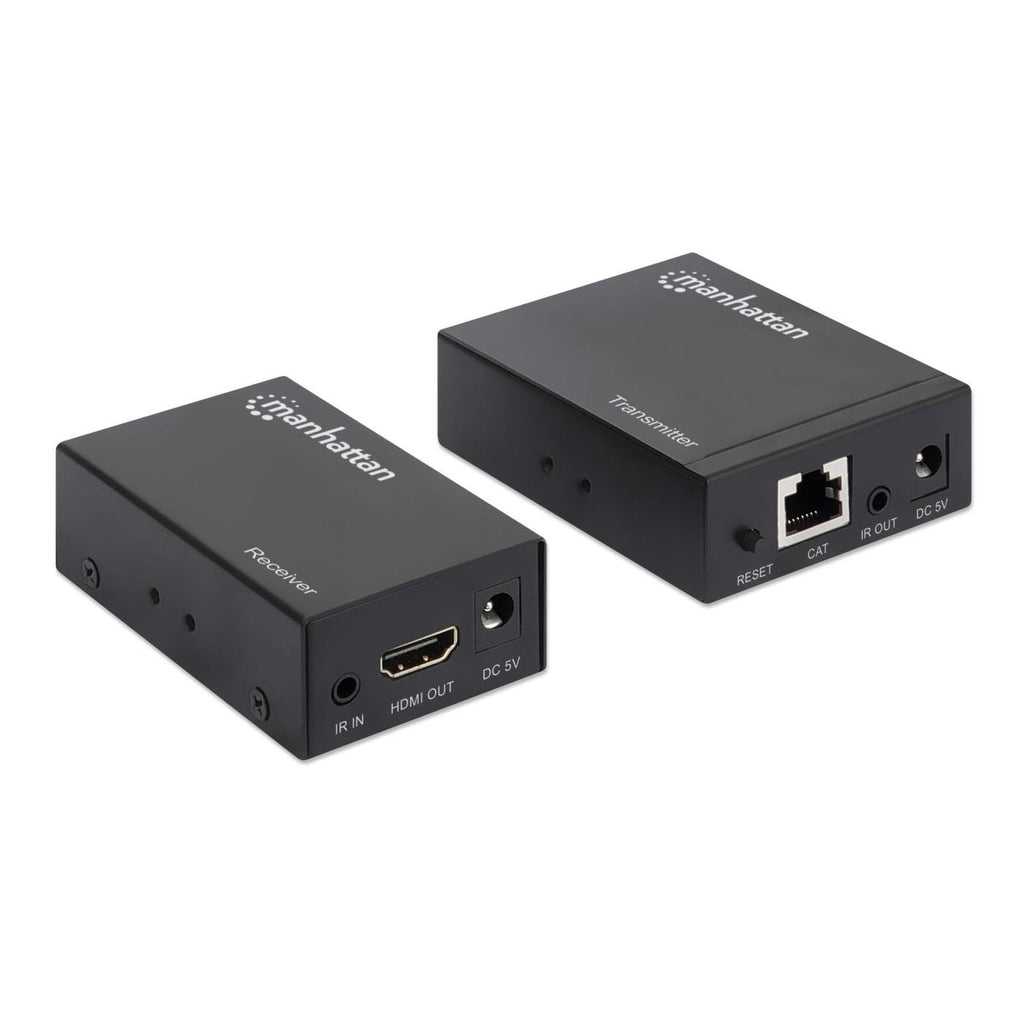 Manhattan HDMI 1080p over Ethernet Extender Kit, Up to 50m with Single Cat6 Cable, Tx & Rx Modules, IR Support, Three Year Warranty – image 2