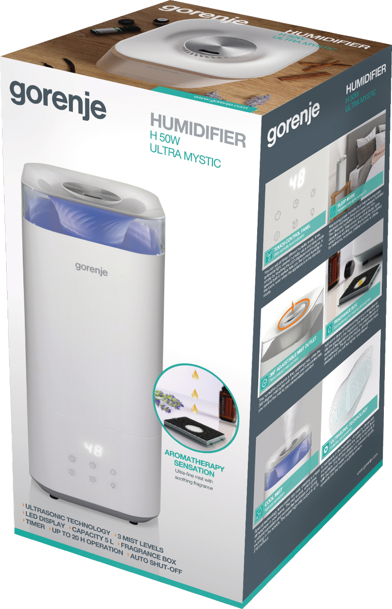Gorenje H50W humidifier Ultrasonic White – image 6