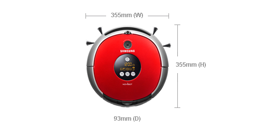 Samsung SR8825 Red, Silver – image 2