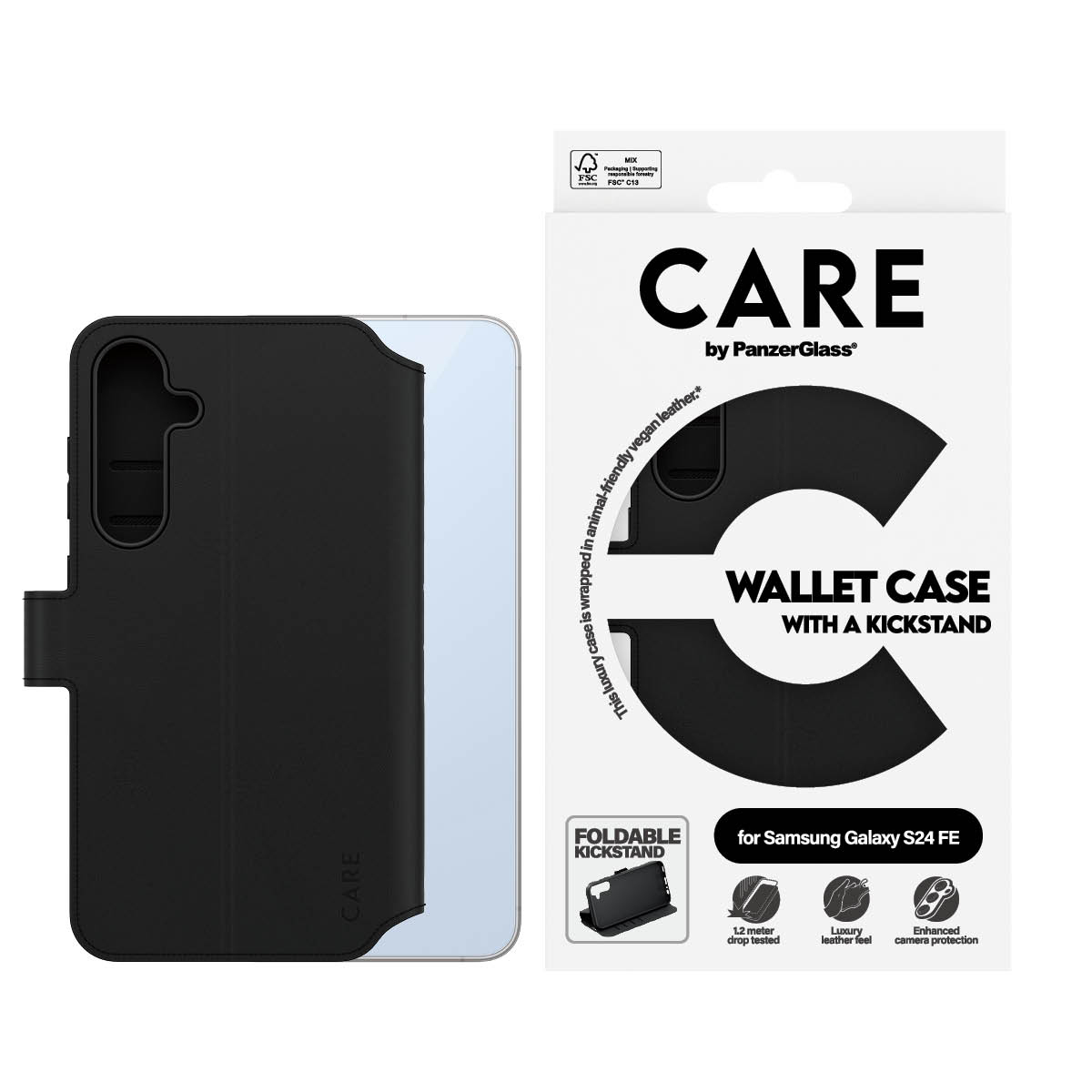 PanzerGlass CARE™ by PanzerGlass® Wallet Case w. Kickstand Samsung Galaxy S24 FE 5G – image 2