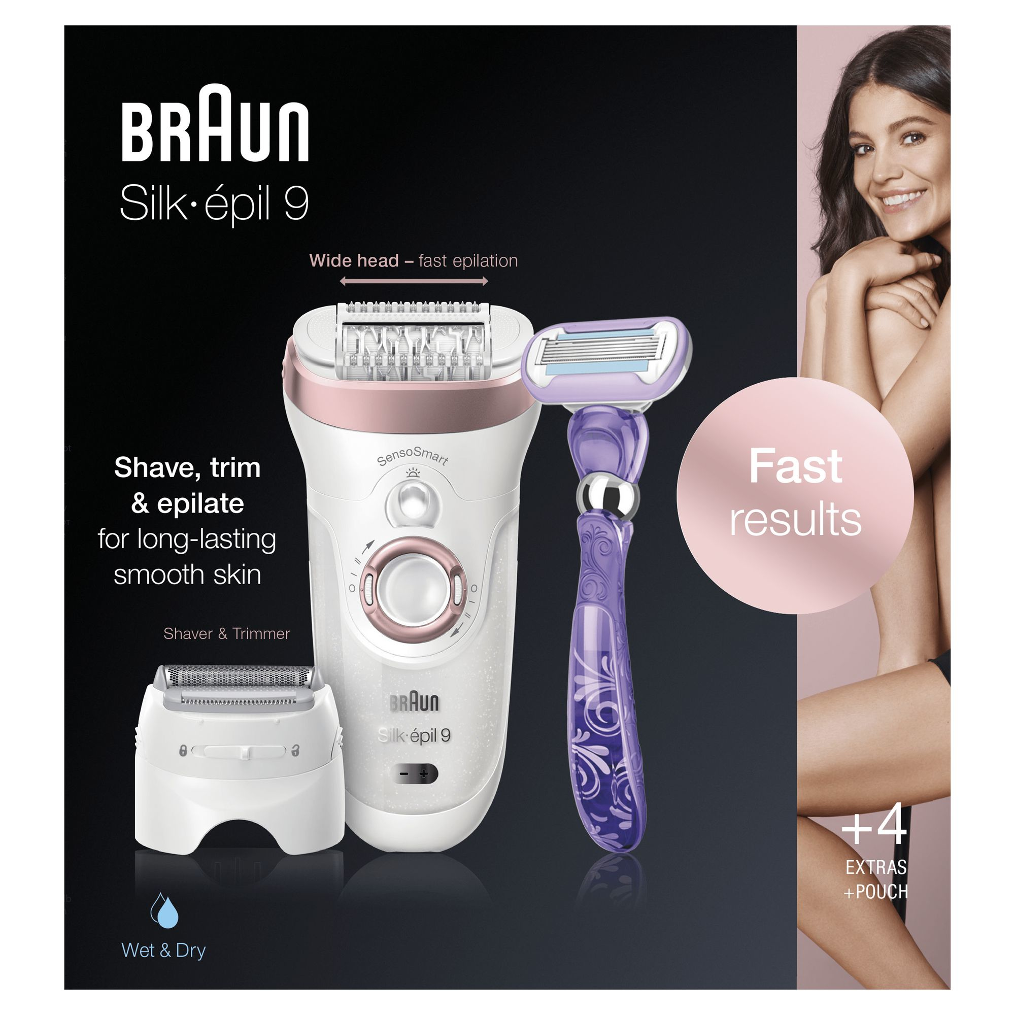 Braun Epilierer Silk-épil 9-870 Senso Smart
