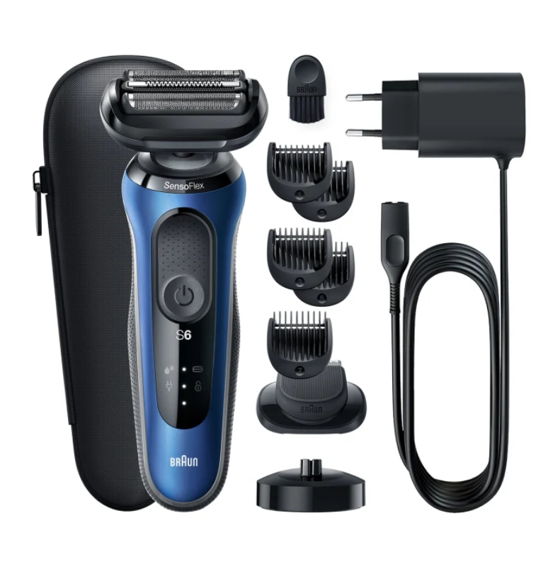Braun Series 6 61-B4500cs Foil shaver Trimmer Black, Blue – image 6