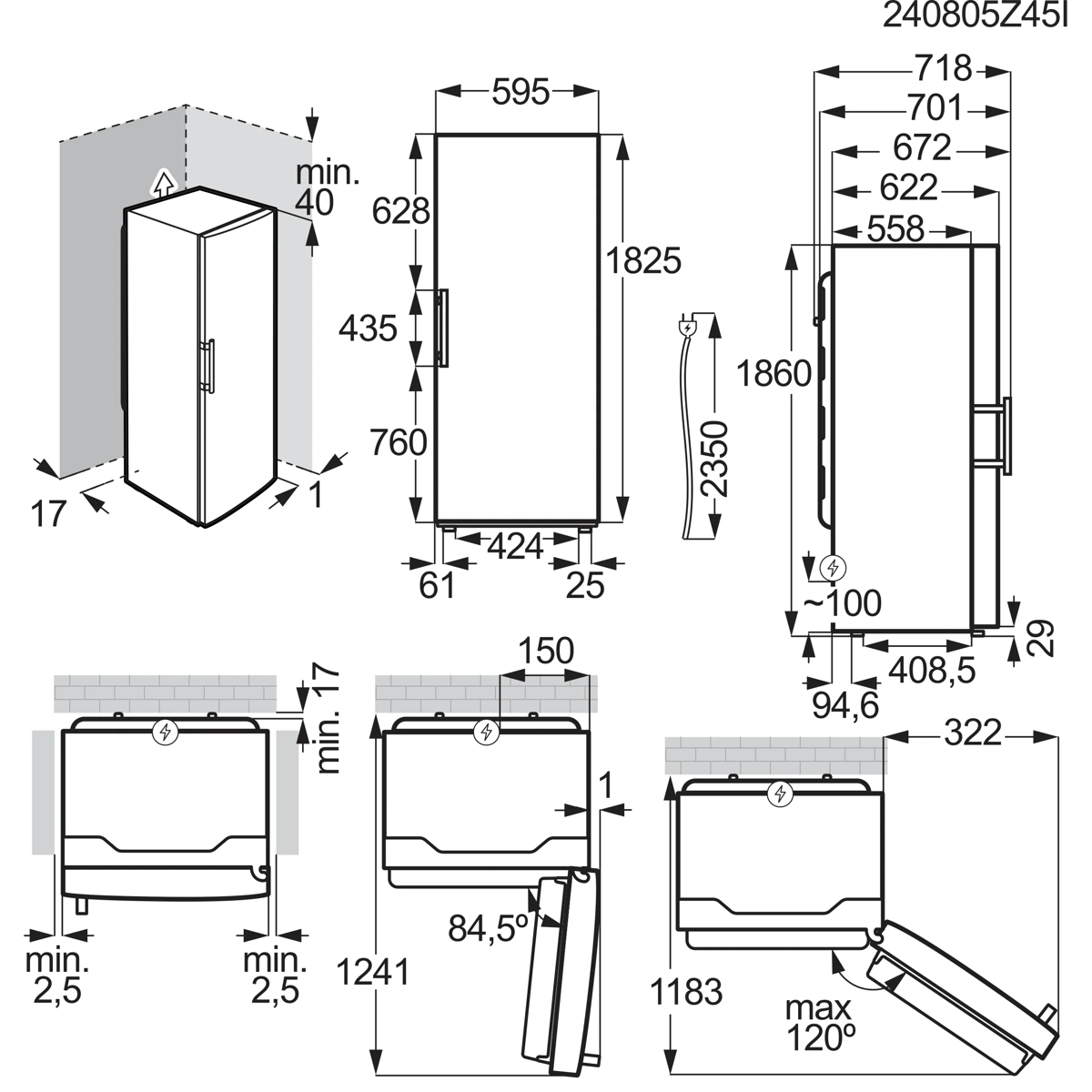 Electrolux LUT6NE28W Upright freezer Freestanding – image 9