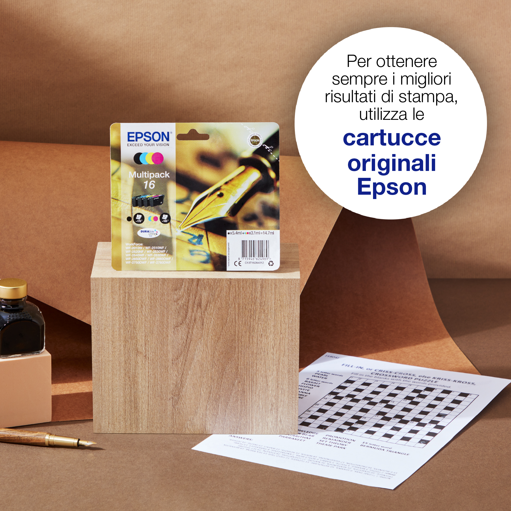 Materiale di consumo: Cartucce di inchiostro, DURABrite Ultra, 16XL, Penna e cruciverba - Miniatura 4