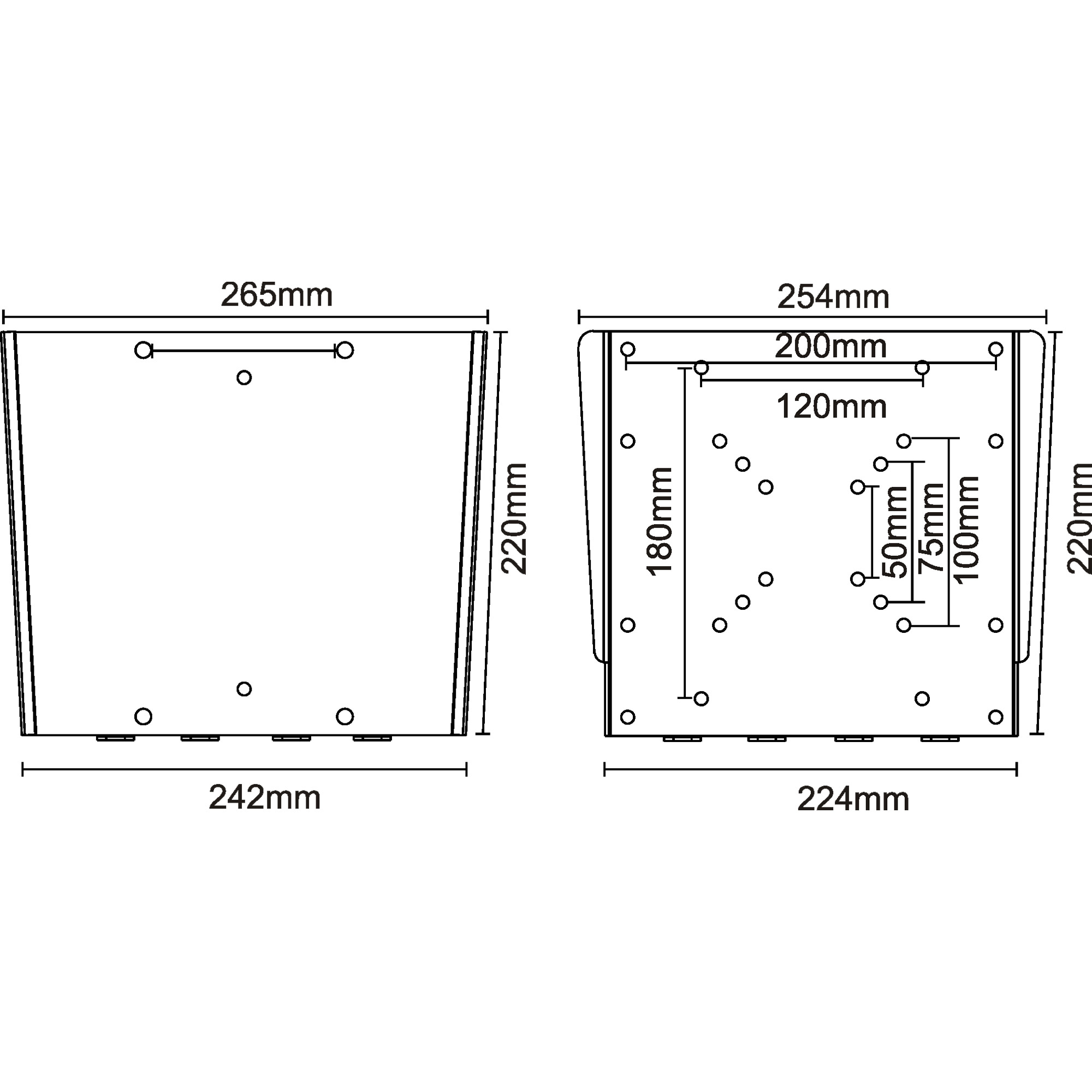 InLine Wall Bracket for TFT 43-107cm 17 – image 2