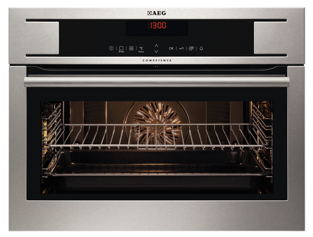 AEG KE8404101M 43 L Black, Stainless steel